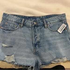 Women’s blue jean shorts